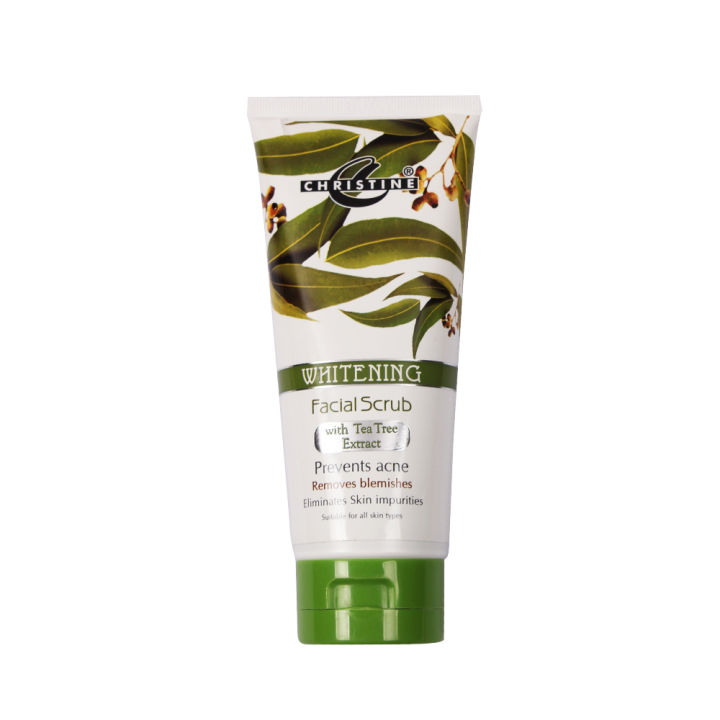 Christine%20Whitening%20Scrub%20Tube%20(Tea%20Tree%20Extracts)%20-%20Image%202