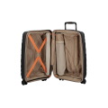 JUMP CROSSLINE Polypropylene (PP) 3pc Set Hardside Expandable Suitcase Trolley Luggage, TSA Lock, 4 Wheels (28, 24 & 20 Inch). 