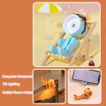 LED Night Light Mini Cute Pet Light DIY Kawaii Gift Cartoon Pet Folding Table Lamp Kids Room Bedside Bedroom Living Room Decor. 