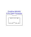 Belkin FireWire Triple-Shielded 9-Pin to 9-Pin Cable | High-Speed 800/400 Mbps Data Transfer | Gold-Plated Contacts | 1.8m Length. 