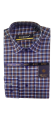 Check dress shirt 100% cotton made for elegant and decent looks. 