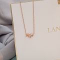 【Hot demand】Enacolor Crystal Star Planet Meteor Shower Key Necklace Pendant Women Girl Valentine's Day Gift. 