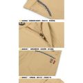 Black khaki pants casual chinos slim elastic stretch skinny men trousers Spring. 
