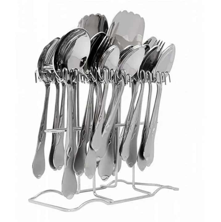 Dinnerware Cutlery Set Dining Set 29 Pieces Stainless Steel-Durable