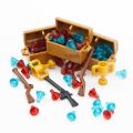 Medieval Castle Knight Equipment Building Blocks Arrow Horse Saddle Spear Crossbow Spartan Warrior Roman Bricks Toy. 