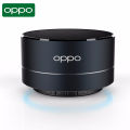 100% Quality+COD OPPO A10 Metal Wireless Bluetooth Speaker Mini Portable Large Sound Volume Audio Support USB Charging For Outdoor Travel Family Office. 