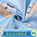 Summer thin children's ice silk cooling mat diaper pad baby baby waterproof breathable washable mattress sheet oversized. 