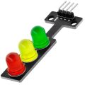 Traffic Light LED Module Arduino Red Yellow Green. 