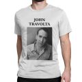 Men's Nicolas John Travolta Cage T Shirt Cotton Clothes Fun Short Sleeve Crew Neck Tee Shirt Graphic T-Shirt. 