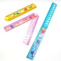 Cute Cartoon Folding Ruler - Plastic Foldable Ruler - 12 Inches (Random Character / Colour). 