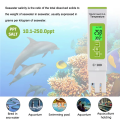 1 Piece TDS/EC/Salinity/S.G./Temperature Salt Meter Digital Sea Water Quality Tester 5-In-1 Green for Swimming Pools. 