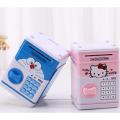 Piggy Bank ATM Password Unlock - Piggy bank - Kids ATM -Machine Money Saving Machine Kids - Electronic Piggy Bank - Mini ATM Password Money Bank Cash Coins Saving Box for Kids - Cartoon Safe Bank Box Perfect Toy Gifts for boys and girls. 