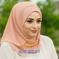 Chiffon Pinless Ready-to-Wear Instant Hijab Scarf for Women, Double Loop, Available in Multiple Colors. 
