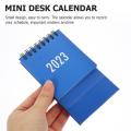 Calendar Desk 2023 Small 2022 Standing Desktop Mini Office Monthly Table Calendars Stand Month Portable Up Calendar Office Decor. 
