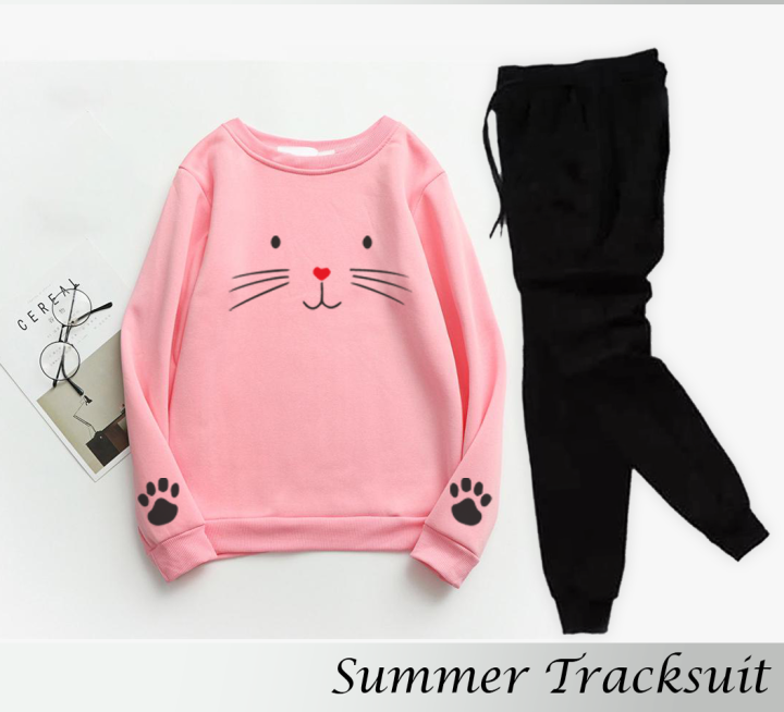 Cute%20Kitty%20Printed%20Tracksuit%20In%20Cotton%20&%20Jersey%20Fabric%20-%20Stay%20Stylish%20And%20Comfy%20With%20Elegant%20Summer%20Track%20Suit%20For%20Women%20-%20Trendy%20Sweatshirt%20And%20Casual%20Wear%20Trouser%20-%20Image%204