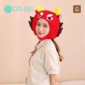 Cartoon Dragon Headgear Fluffy Dragon Plush Hat Cute Zodiac Dragon Doll Costume for New Year Masquerade Party Cosplay Props Accessories Dragon Headgear. 