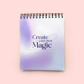 Create Your Own Magic Sketchbook | 190 & 235 gram paper | 7x9 Inches | 50 Sheets | Perfect for Sketching or drawing with Pencil, Pen and Markers, and Painting with Acrylic Paint, Watercolor Paint, Gouache. 