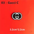 ☸ Fashion Brand Logo Crossover Iron-On Patch ☸ 1Pc DIY Sew on Iron on Badges Patches. 