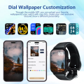 Laxasfit H6 Smart WAtch With Wireless Charger And User Manual. 