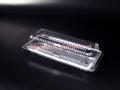 [25pcs per pack] Bakery Disposable Plastic Clear Food Box (OPS-H16L). 