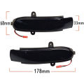 Rearview Signal Lamp for Mercedes Benz C W203 T-Modell CL203,Smoked. 