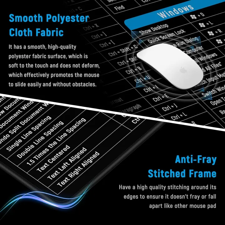 SP%20Dealz%20Large%20Gaming%20Mouse%20Pad%20Desk%20Mat%20Office%20Software%20Excel%20Shortcuts%20Mousepad%20with%20Personalized%20Design%20Extended%20Size%2035.4%20X%2015.7inches%20by%20Office%20Users%20-%20Image%206