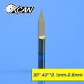High Precision Flat Bottom CNC Router Tools Cutting Bits Carving Tools V Shape Engraving Bit. 