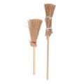 Mini Witch Broom, Widely Applicable Halloween Straw Craft for Role Plays. 