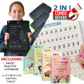 Combo Pack Sank Magic Practice Copybook + 8.5 Inch Writing Tablet for Kids Best for Early Learning Education. 