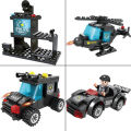 compatible with LEGO City SWAT 8-in-1 Patch Small Brick Boy Educational Creative Police Toy. 