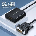 UGreen 50945 VGA To HDMI Converter Adapter, 1080P VGA Male To HDMI Female. 