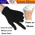 Elegant Cotton Full Finger Hand Gloves For Sun Protection 3 Pairs. 