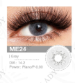Best eye lenses Three Tone natural misty grey Color 1 Pair of Contact Lens Multi Color artificial eye lenses With Full Kit. 