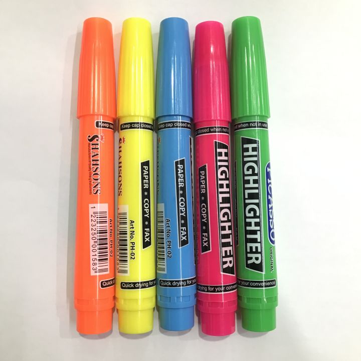 Highlighters%20Pen%20-%20Highlighter%20Stationery%20-%20Highlighting%20Text%20-%20School%20And%20Office%20Accessories%20-%20Picasso%20Highlighter%20Pack%20Of%205%20Multi%20Color%20-%20Image%206