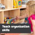 Mr.outlets 5-Compartment Solid Wood Storage Cabinet - Toy Shelf Organizer - Shelves for Classroom - Includes Optional Wheels (to be costomize). 