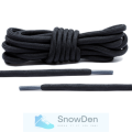 2 Sneakers Laces - Round Shoes Laces - Casual Shoe Laces - Black and White - 2 Pair. 