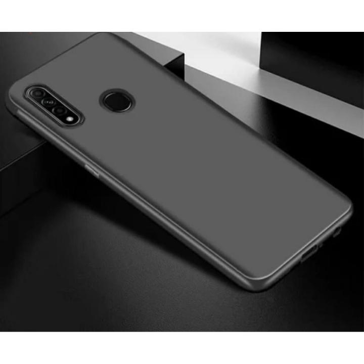 Oppo A31 MATTE BLACK FLEXIBLE TPU CASE SLIM COVER Daraz