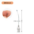 1Pcs Stainless Steel Birds Feeding Syringe Tube Nozzle Rats and Mice/Parrots/Birds/Poultry/Pets Elbow Gavage Needles. 