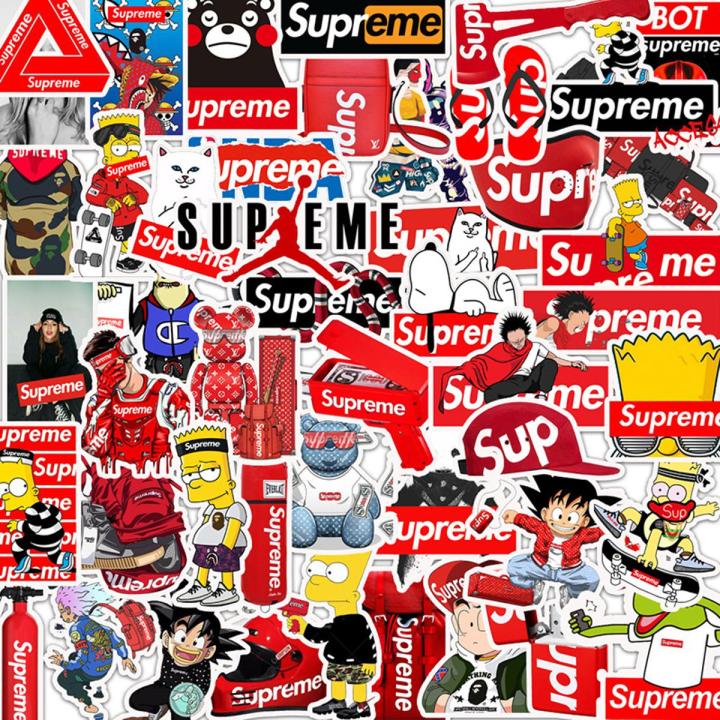 50pc Stickers For Stationery Laptop Skateboard PVC Backpack Water Bottle Bicycle