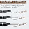 【HOT】 Metallic Mirror Silver Marker Pen Art Paint Markers Liquid Chrome Silver Pens Waterproof Reflective Metal Effect Craftwork Pen. 