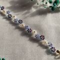 zigzag flower bracelets | Beaded bracelets | Handmade jewellery | Flower bracelets. 