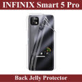 Infinix Smart 5 Pro Back Jelly Protector Poly Transparent Edge To Edge Sides Coverage For Infinix Smart 5 Pro. 