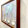 Rhythm Clocks Around The World - Time Zone Clock. 
