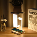 LED Floating Ambient Night Lights - With Wireless charging Desk - Anti gravity Lamp. 