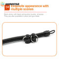 Homestar 1PC High-Intensity Magnet Suction Buckle With Spring Rope Fishing Gear Release Recaption Hook Mountaineering Camping Keychain Accessories. 