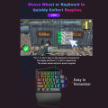 GAMING WIRELESS BLUETOOTH 5 IN 1 COMBO KEYBOARD AND MOUSE - High Quality Keyboard Mouse Wireless Gaming Kit. 