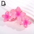 Colorful Vintage Flower HairClip for Women Shark Clip Claw Hairpin New Fashion Hair Accessories. 