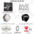 Baat Pakki Foil Balloon Garland Theme Collection For Decoration , Rista Pakka, Ristaa Mubarak Your Celebration Place, Home, Lawn, Garden, Wedding Ceremony Function & Events Themes Decor Supplies Photo Booth Prop : Bk5HJtlz, ldqtloNv. 