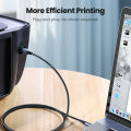 UGREEN USB C Printer Cable, USB Type C to USB 2.0 Type B Printer Scanner Cable Cord High Speed for Brother, HP, Canon, Lexmark, Epson, Dell, Xerox, Samsung etc and Piano, DAC. 