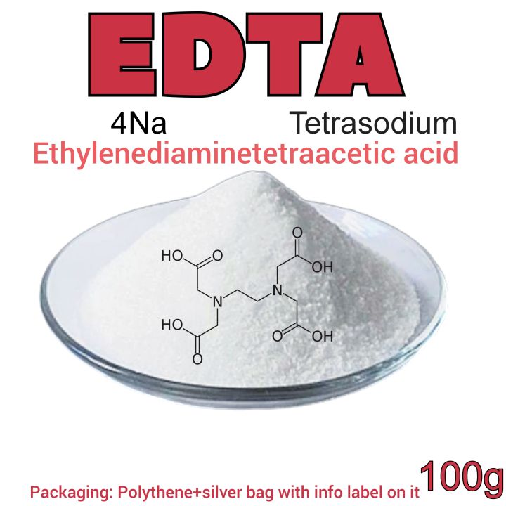 Tetrasodium EDTA 4NA Powder 100g | Chelating Preservative & stabilizer